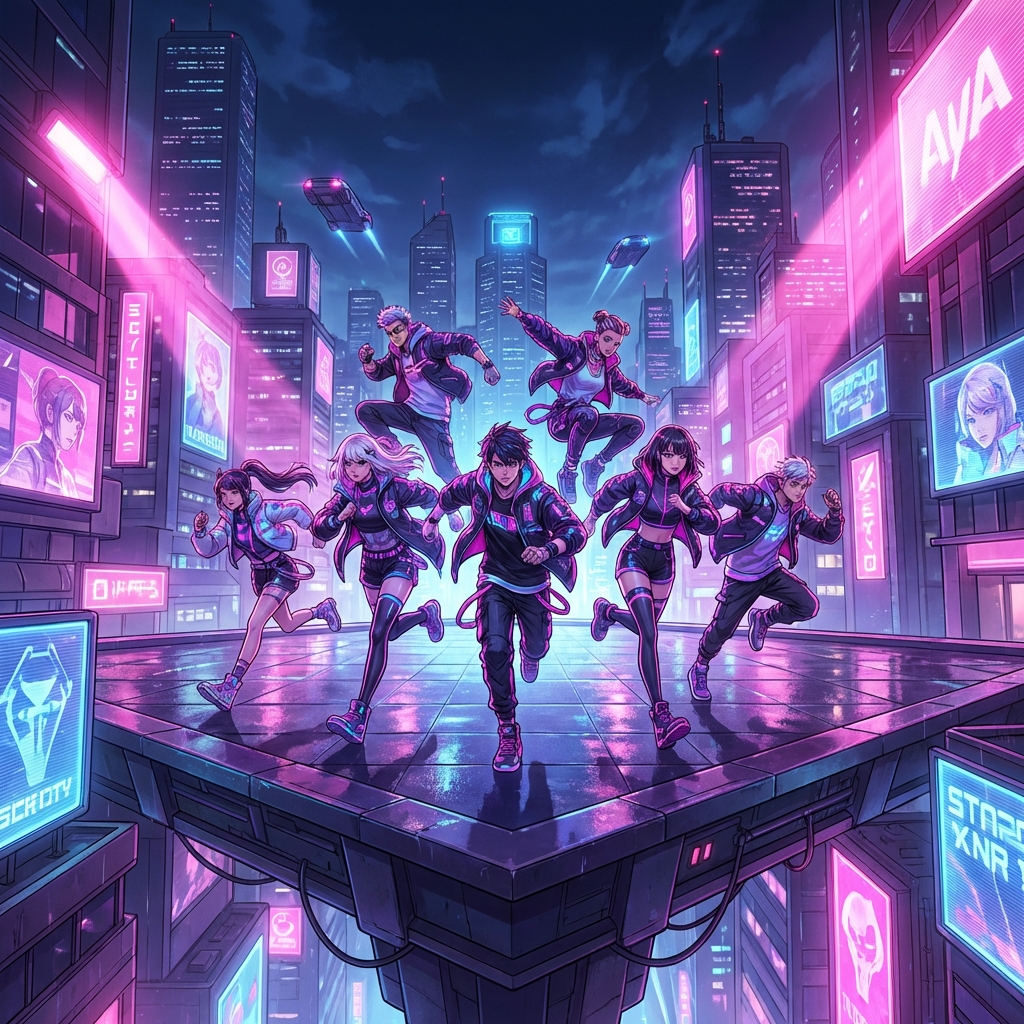 Anime Hero Background