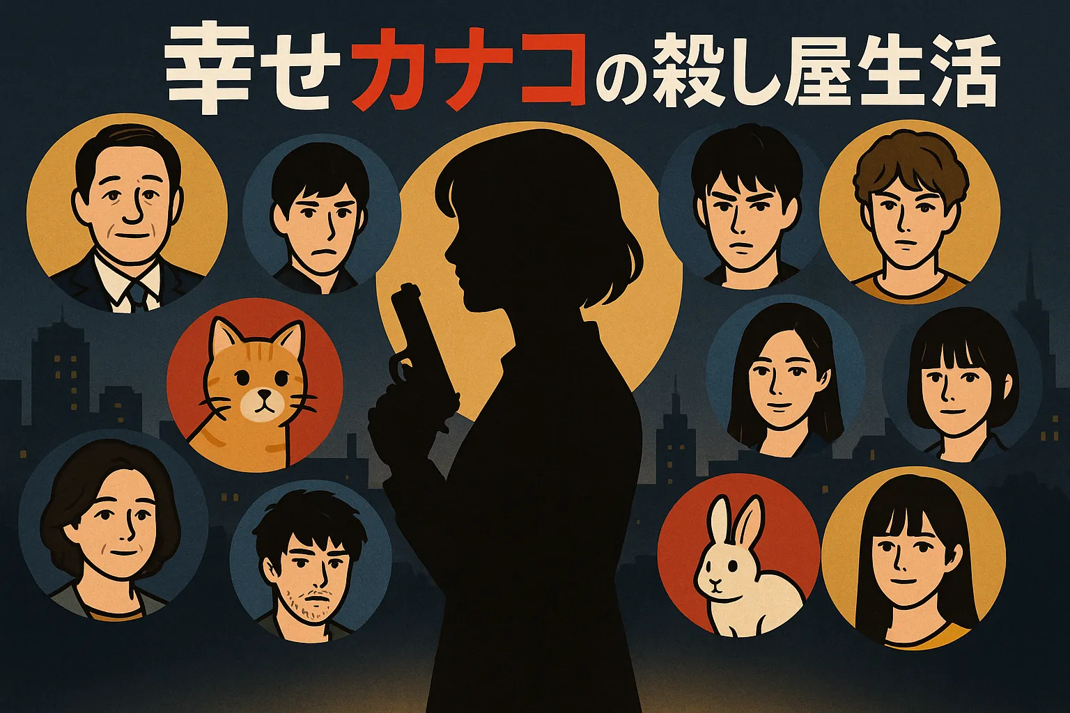 ドラマ「幸せカナコの殺し屋生活」の豪華キャストを紹介