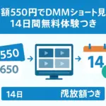 DMMショートの月額料金は知らないと損？550円で見放題のカラクリアイキャッチ