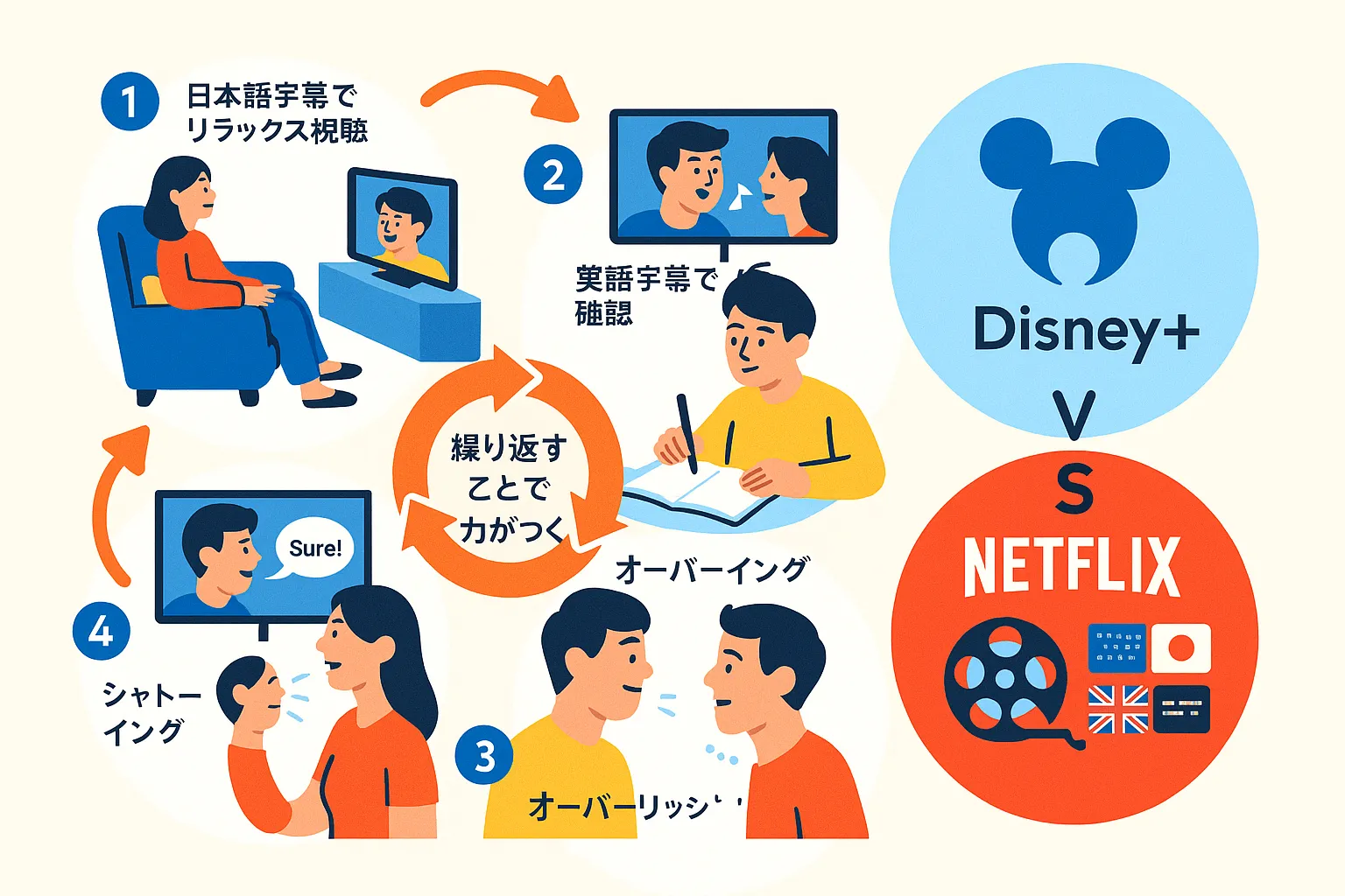 ドラマを使ったディズニープラスの英語学習法