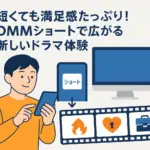 DMMショートの短編ドラマは月額550円！料金、無料視聴、人気オリジナル作品まで解説アイキャッチ