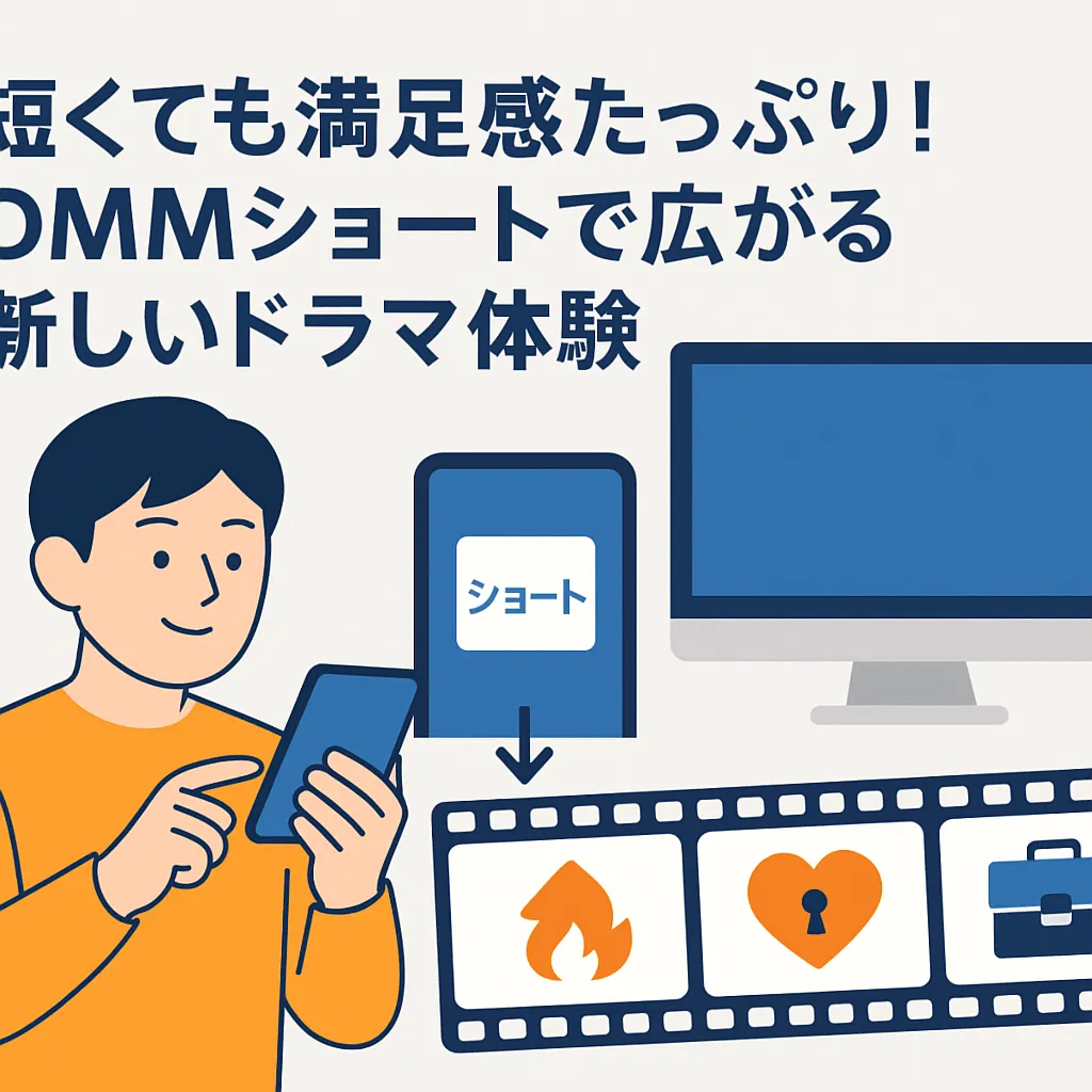 DMMショートの短編ドラマは月額550円！料金、無料視聴、人気オリジナル作品まで解説アイキャッチ