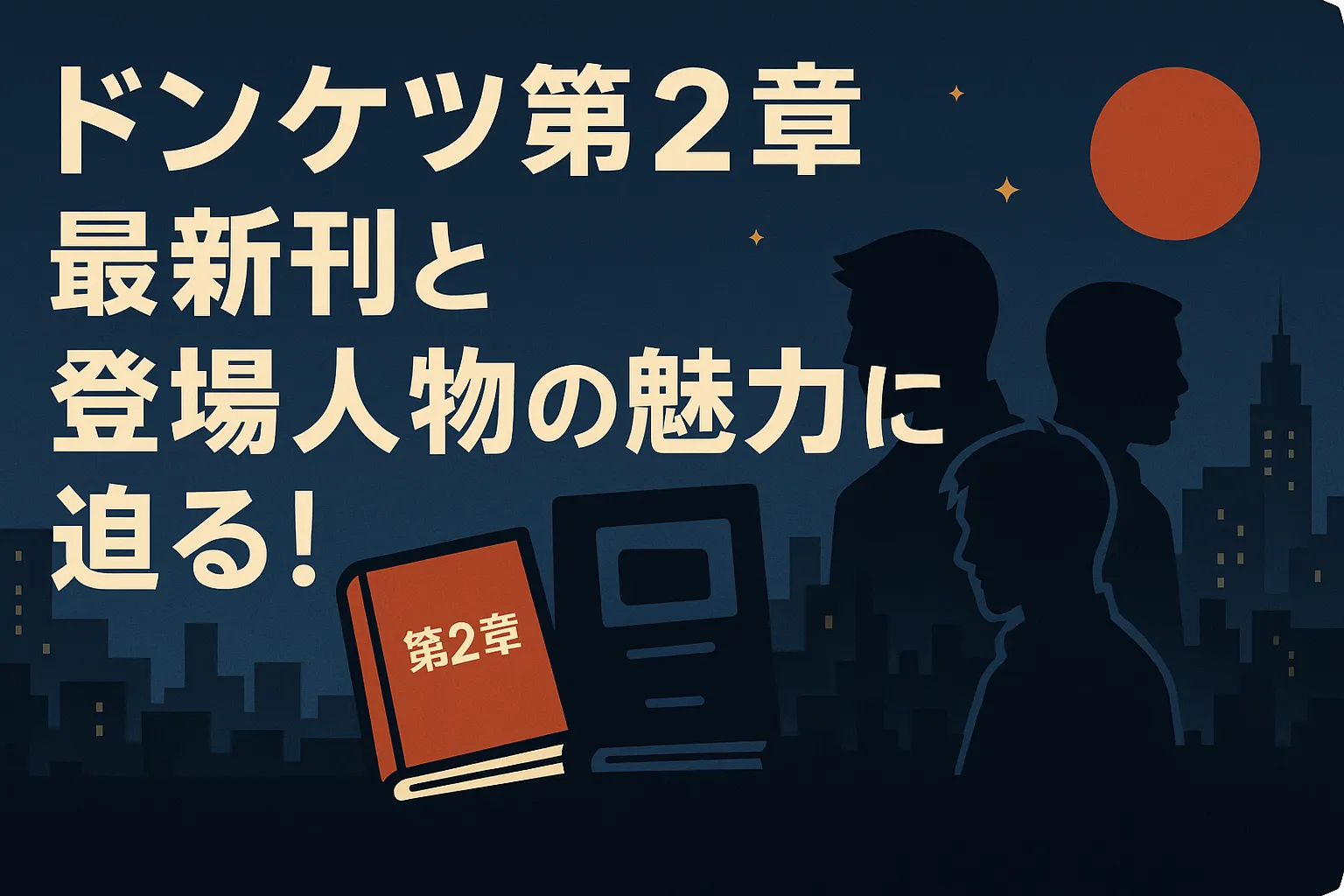 ドンケツの最新話はどこ？第2章の完結情報からチャカシン役まで、気になる疑問をまるっと解決！アイキャッチ