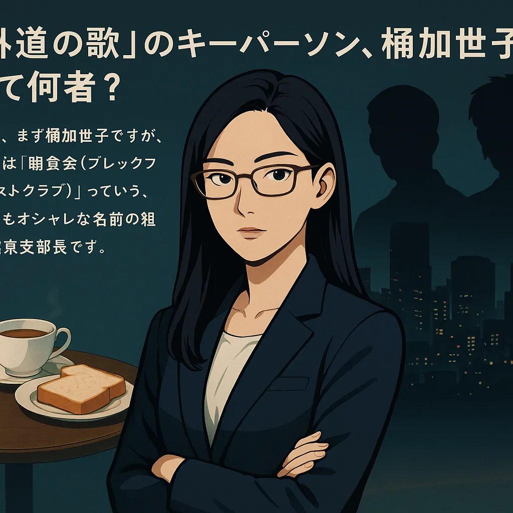『外道の歌』のキーパーソン、榎加世子って何者？