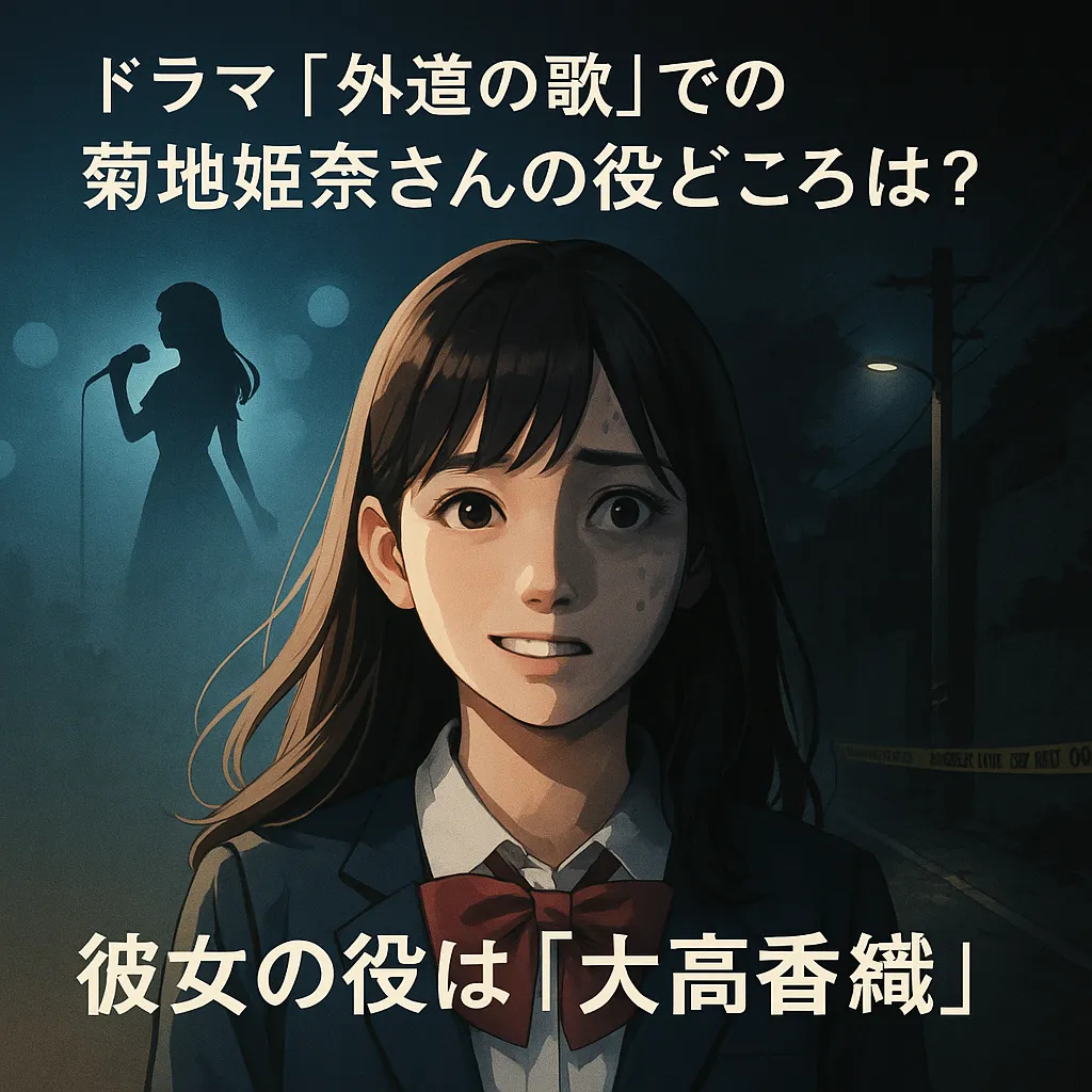 ドラマ「外道の歌」での菊地姫奈さんの役どころは？