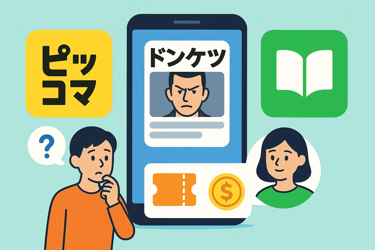ドンケツが読めるおすすめ漫画アプリと視聴方法
