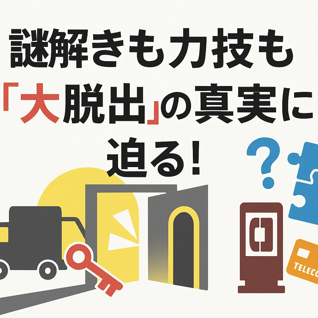 大脱出の白い部屋以外にも気になる正解とウラ話