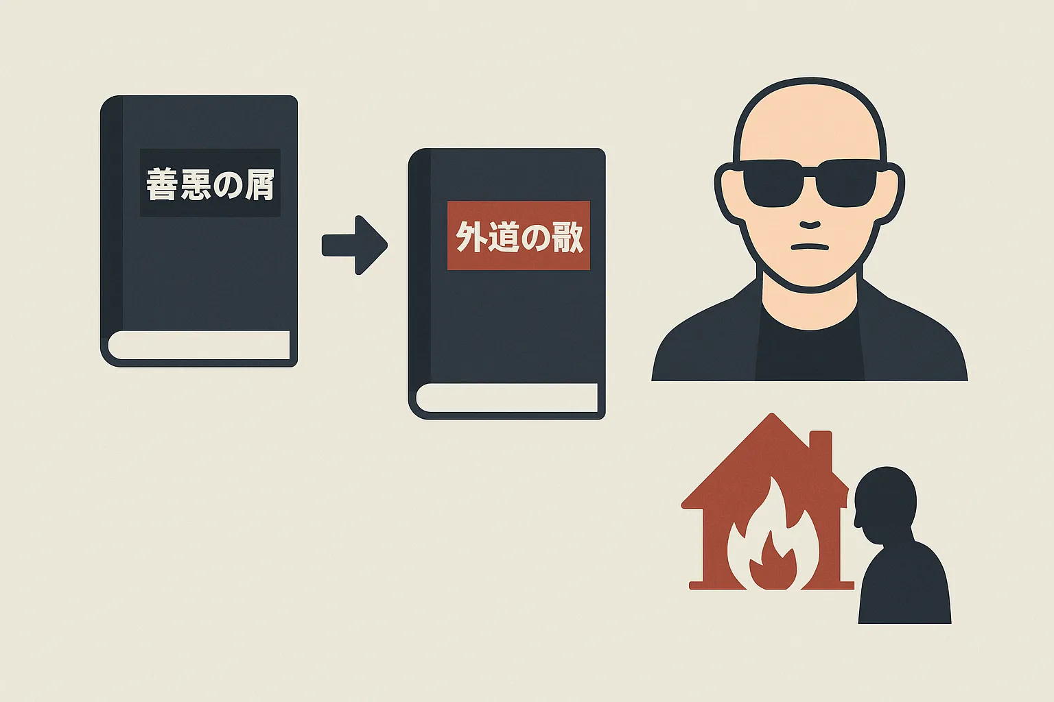 syamuさんに似てる『外道の歌』の主人公カモって？