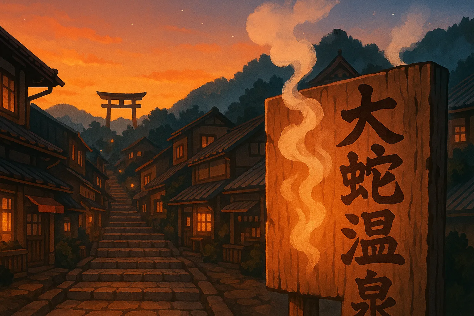 【ダンダダン】伊香保温泉の聖地はどこ？アニメ12話の舞台3選と巡礼マップアイキャッチ