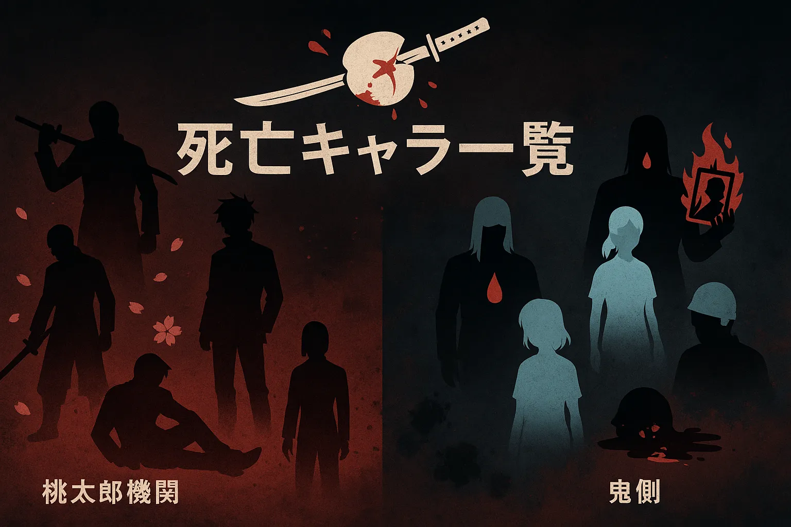 桃源暗鬼の死亡キャラを一覧で紹介