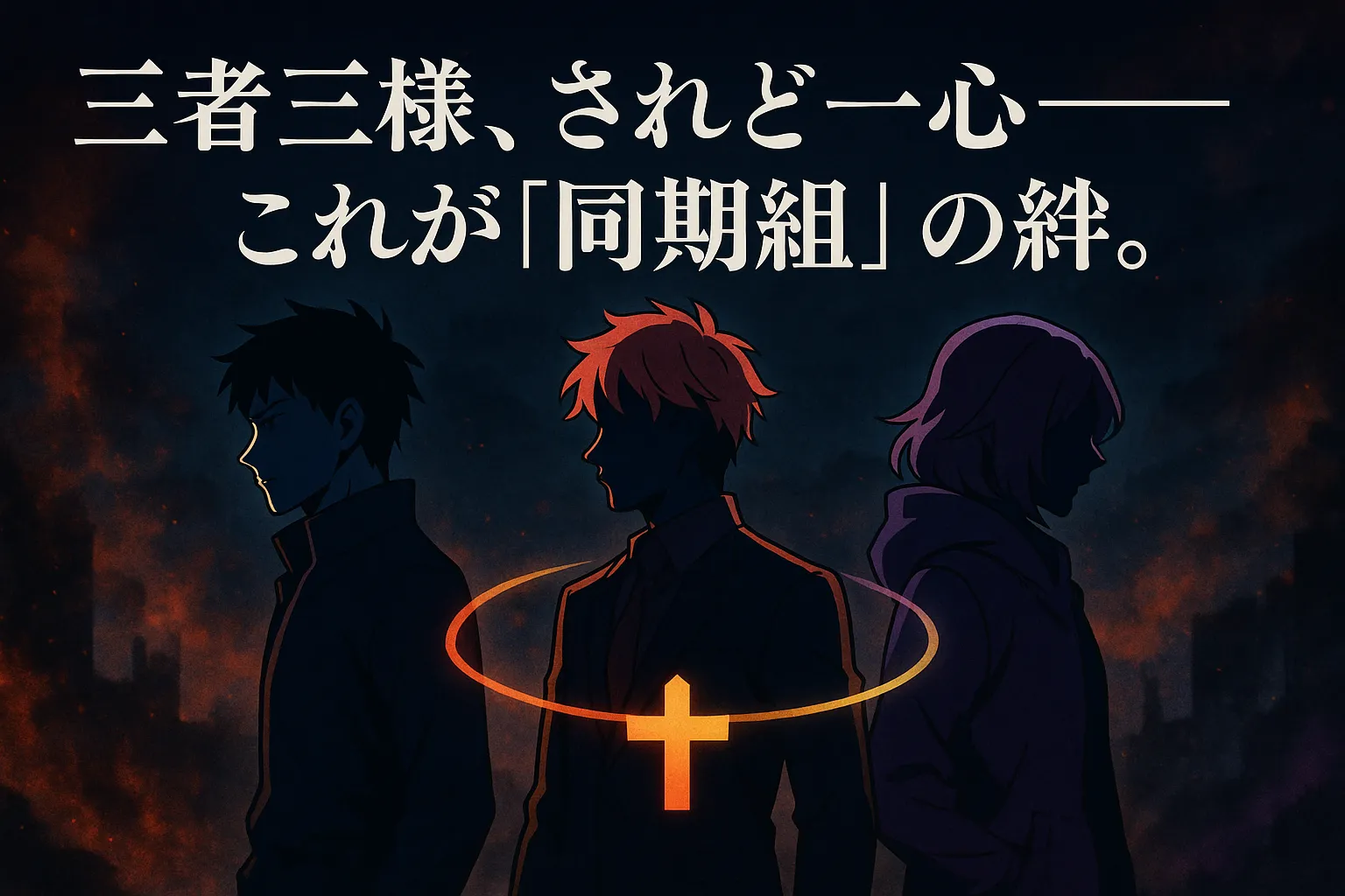 桃源暗鬼の同期組メンバーは誰？アニメ前に知っておきたい3人の関係性を解明！アイキャッチ