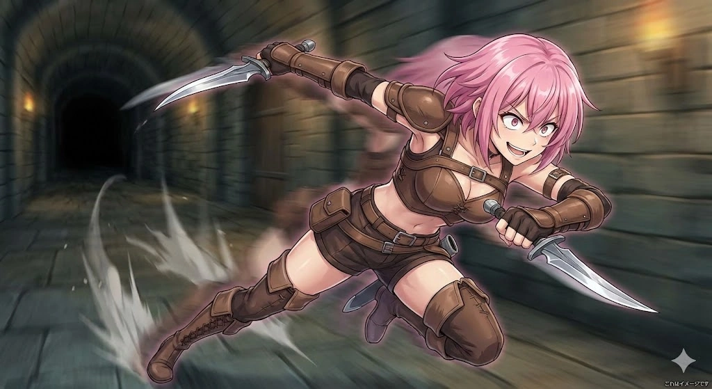 絶影のリィズ・スマート 戦闘シーン 嘆きの亡霊は引退したい