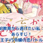 妃教育から逃げたい私のあらすじ：王子を振り切る令嬢の胸キュンラブコメ！アイキャッチ