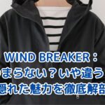 WIND BREAKERがつまらない？実は隠れた魅力がある！アイキャッチ