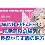 WIND BREAKER風鈴高校の秘密！不良校から正義の味方へアイキャッチ