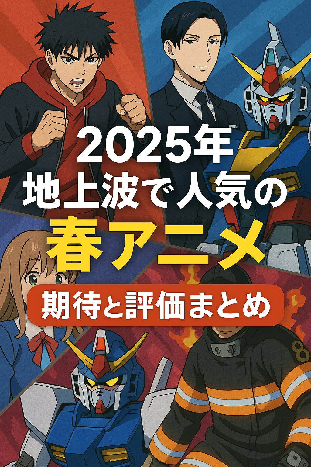 2025年の地上波で人気の春アニメ：期待と評価まとめ