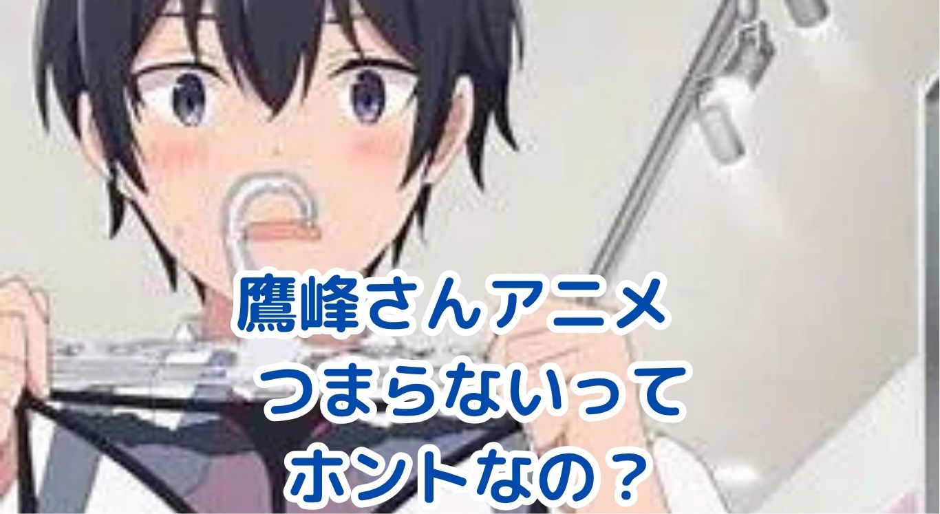 「履いてください鷹峰さん」アニメはつまらない？その評価の真相とはアイキャッチ