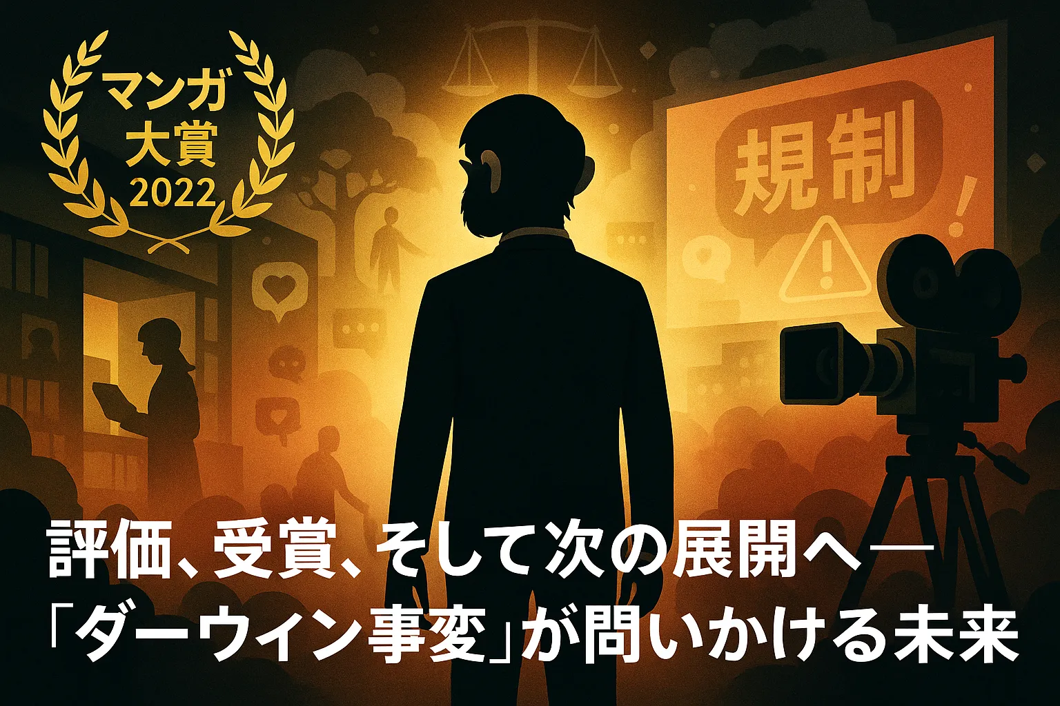 『ダーウィン事変』の評価は？マンガ大賞受賞作の面白い点と合わない点を解説アイキャッチ