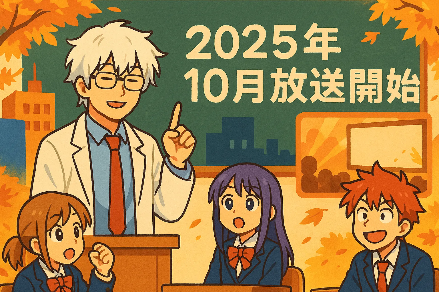 アニメ化決定！3年Z組銀八先生はいつ放送？