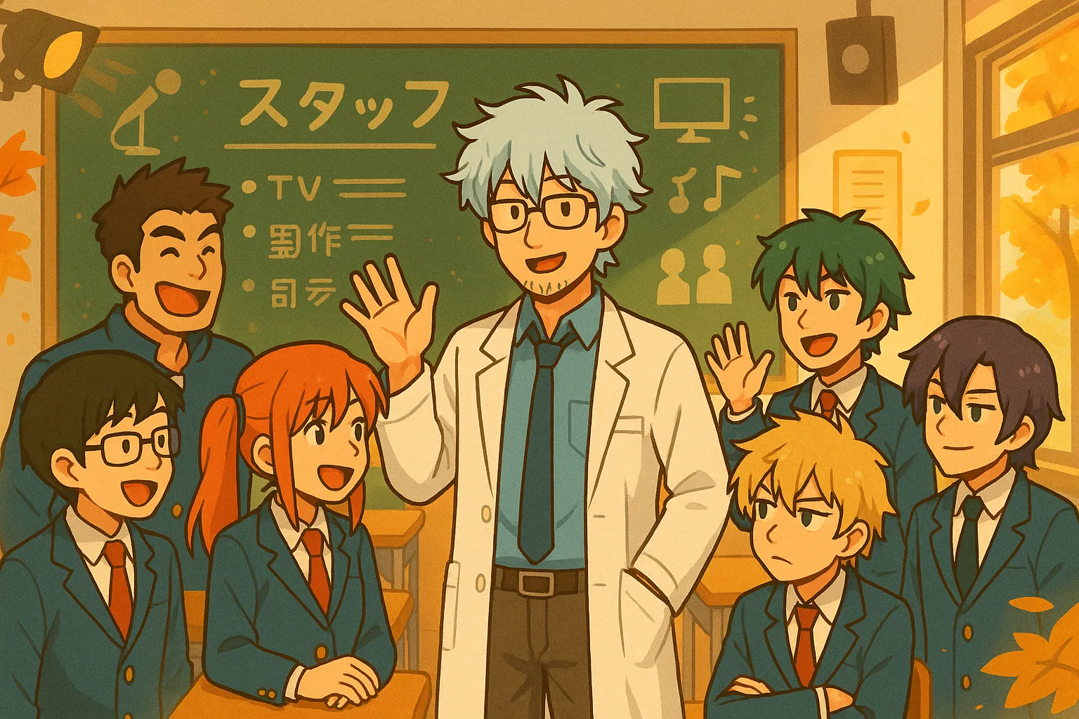 3年Z組銀八先生アニメ化！声優や原作情報