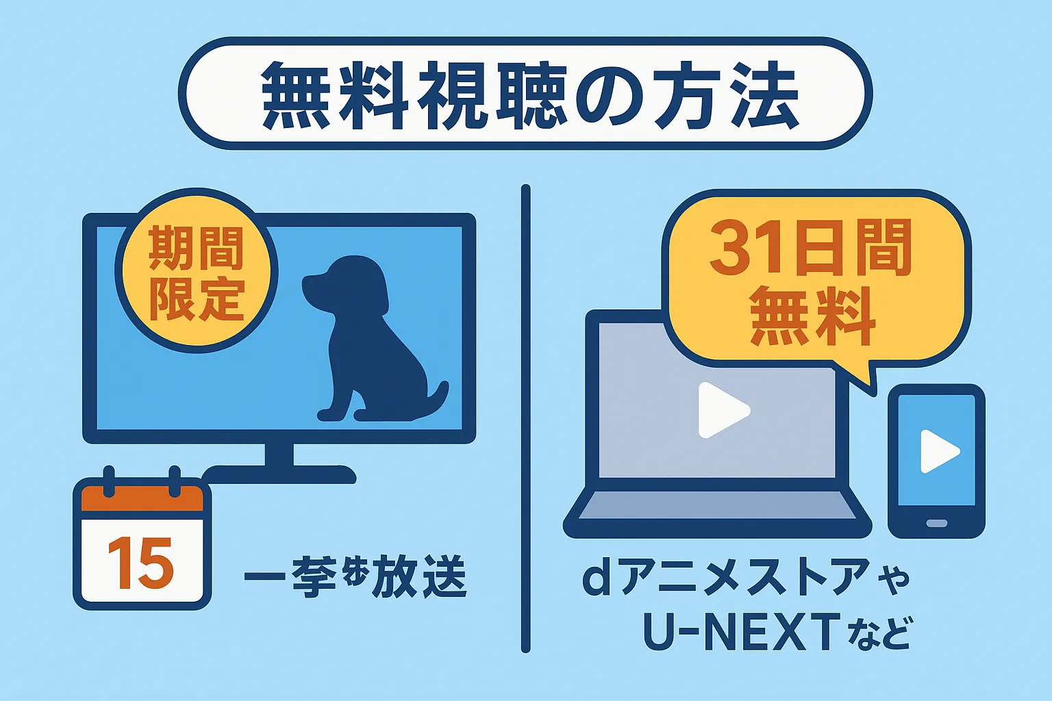 『犬ひろ』の動画を無料で視聴する方法