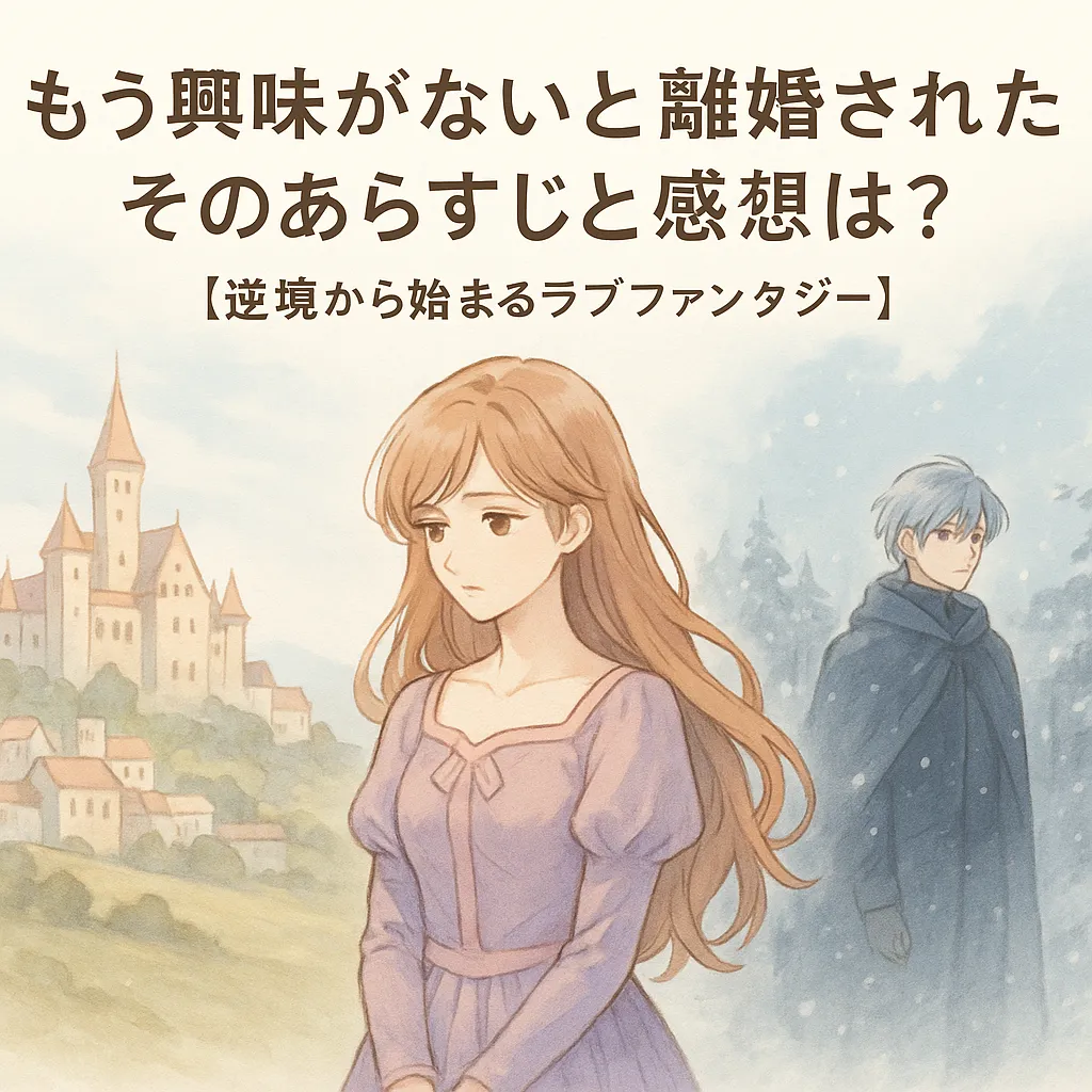 もう興味がないと離婚された、そのあらすじと感想は？