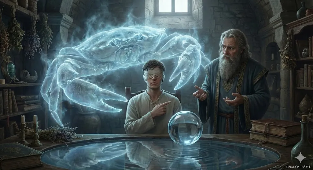 魔術師クノンは見えている 蟹の正体とは?ネタバレ解説