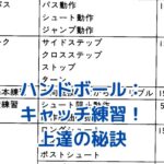 ハンドボールのキャッチ練習方法！上達への近道とは？アイキャッチ