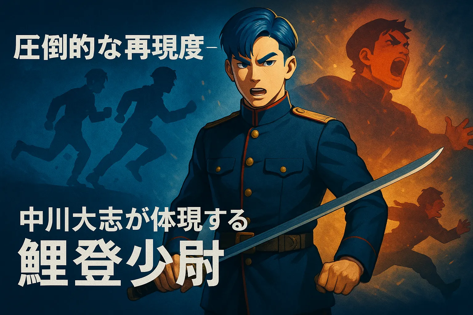 中川大志が演じる鯉登少尉が本人すぎ？実写版の眉毛から猿叫まで再現度の秘密5選アイキャッチ