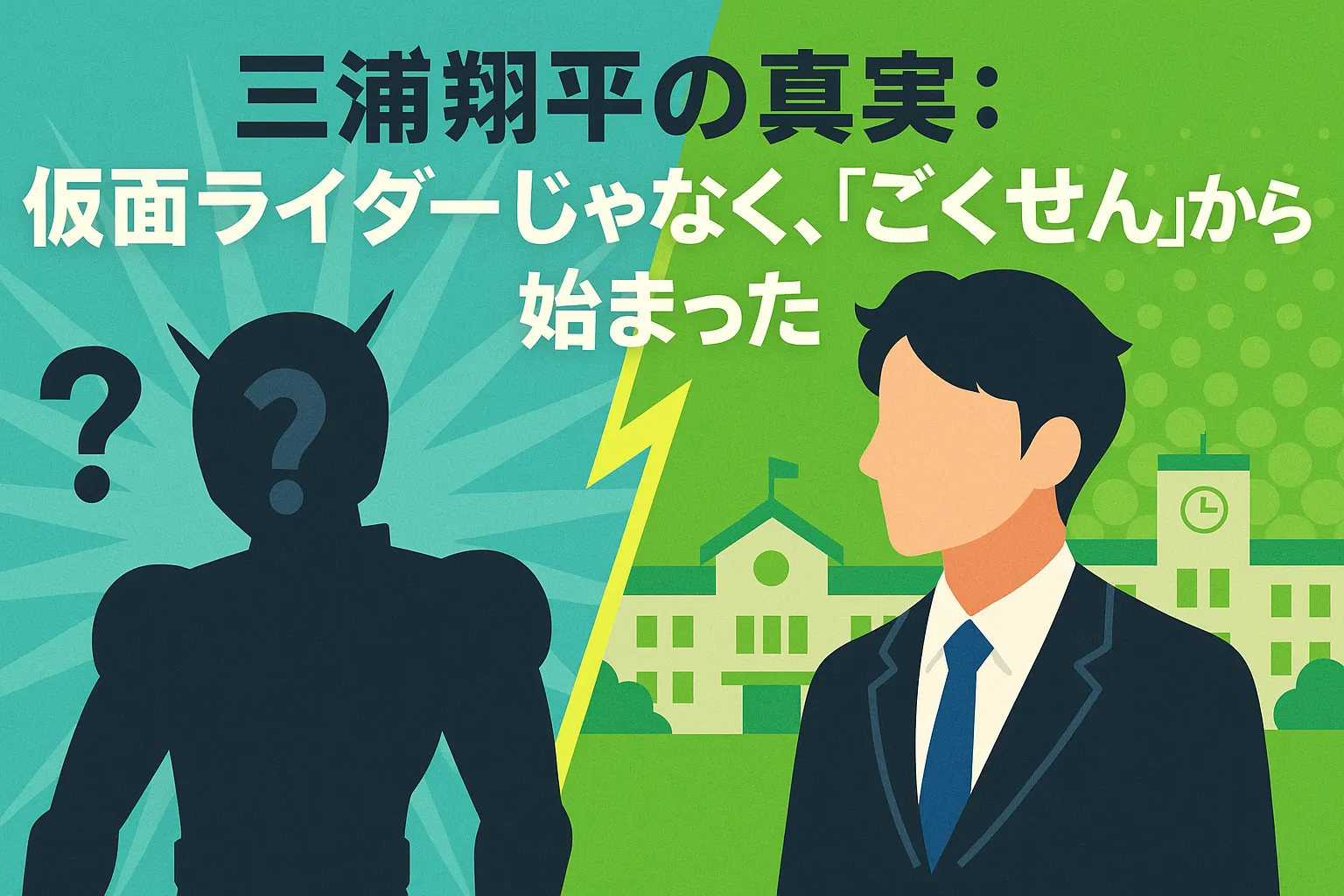 三浦翔平が仮面ライダーに出演？その噂の真相と『ごくせん』など人気ドラマの出演作を調査！アイキャッチ