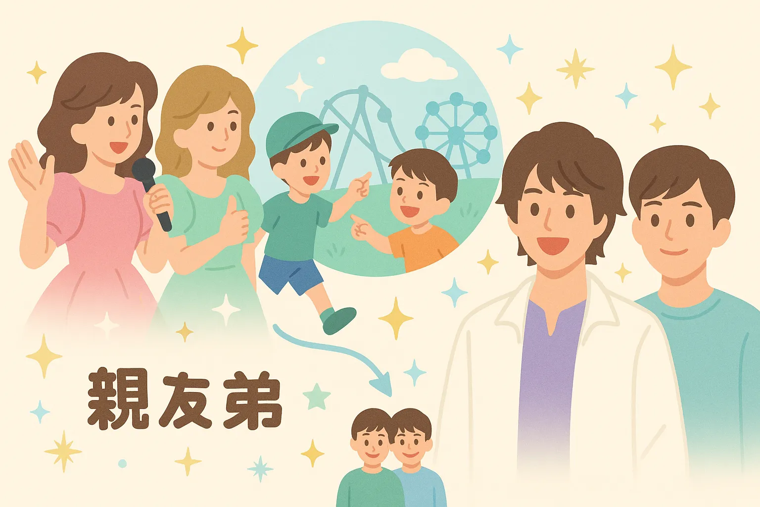 佐久間大介のそっくりな母と素敵な家族の話