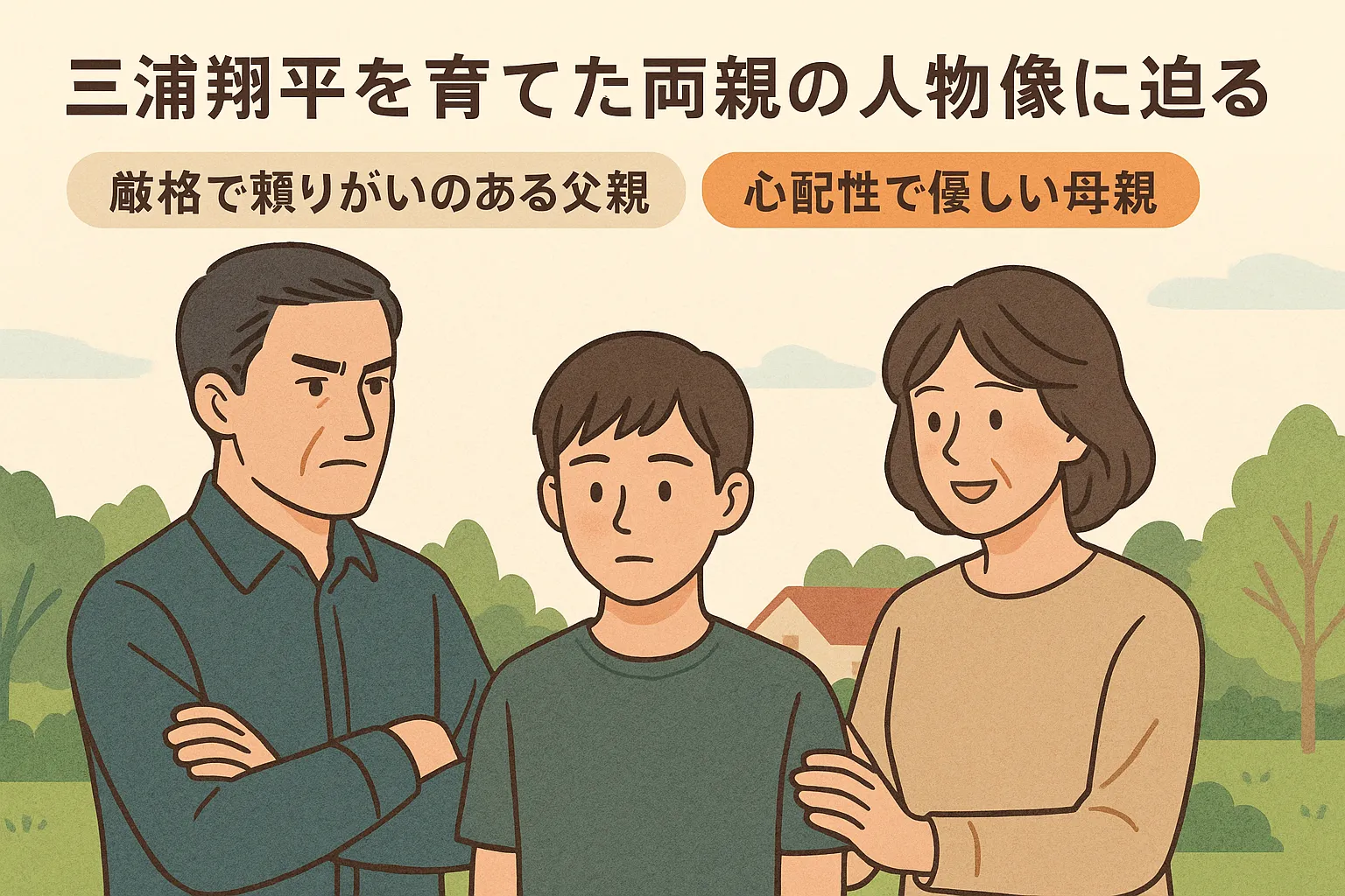 三浦翔平を育てた両親の人物像に迫る