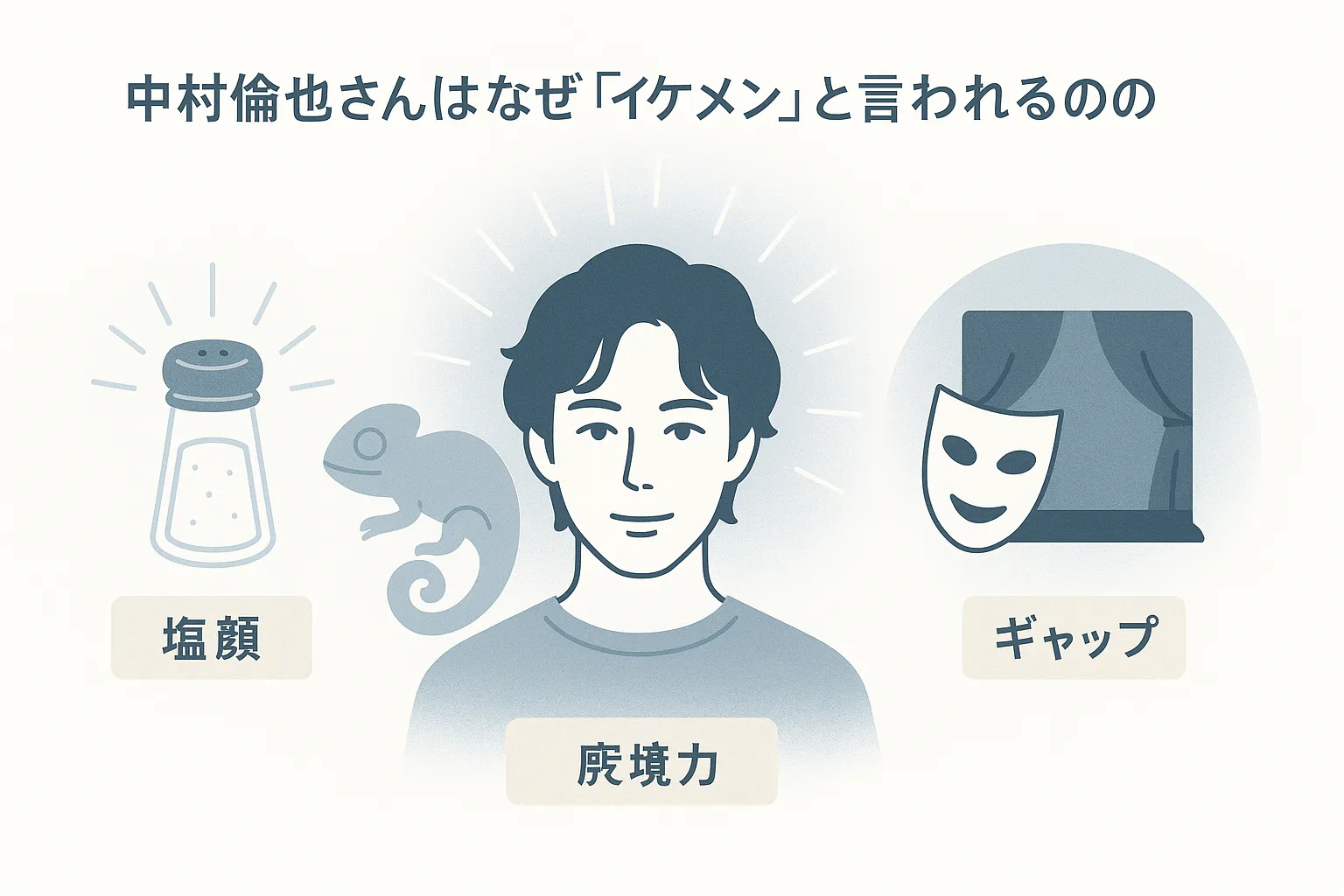 中村倫也さんはなぜ「イケメン」と言われるの？