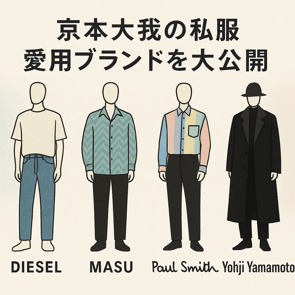 京本大我の私服 愛用ブランドを大公開