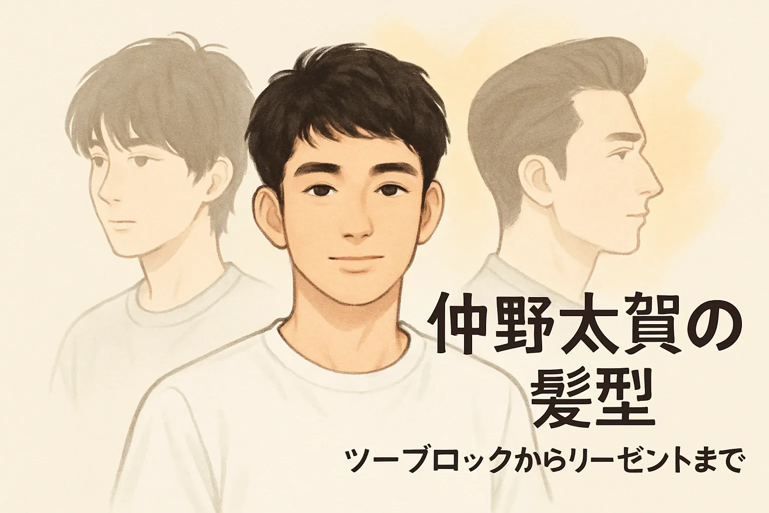 仲野太賀のツーブロック髪型、オーダーのコツは？美容院での頼み方を指南アイキャッチ