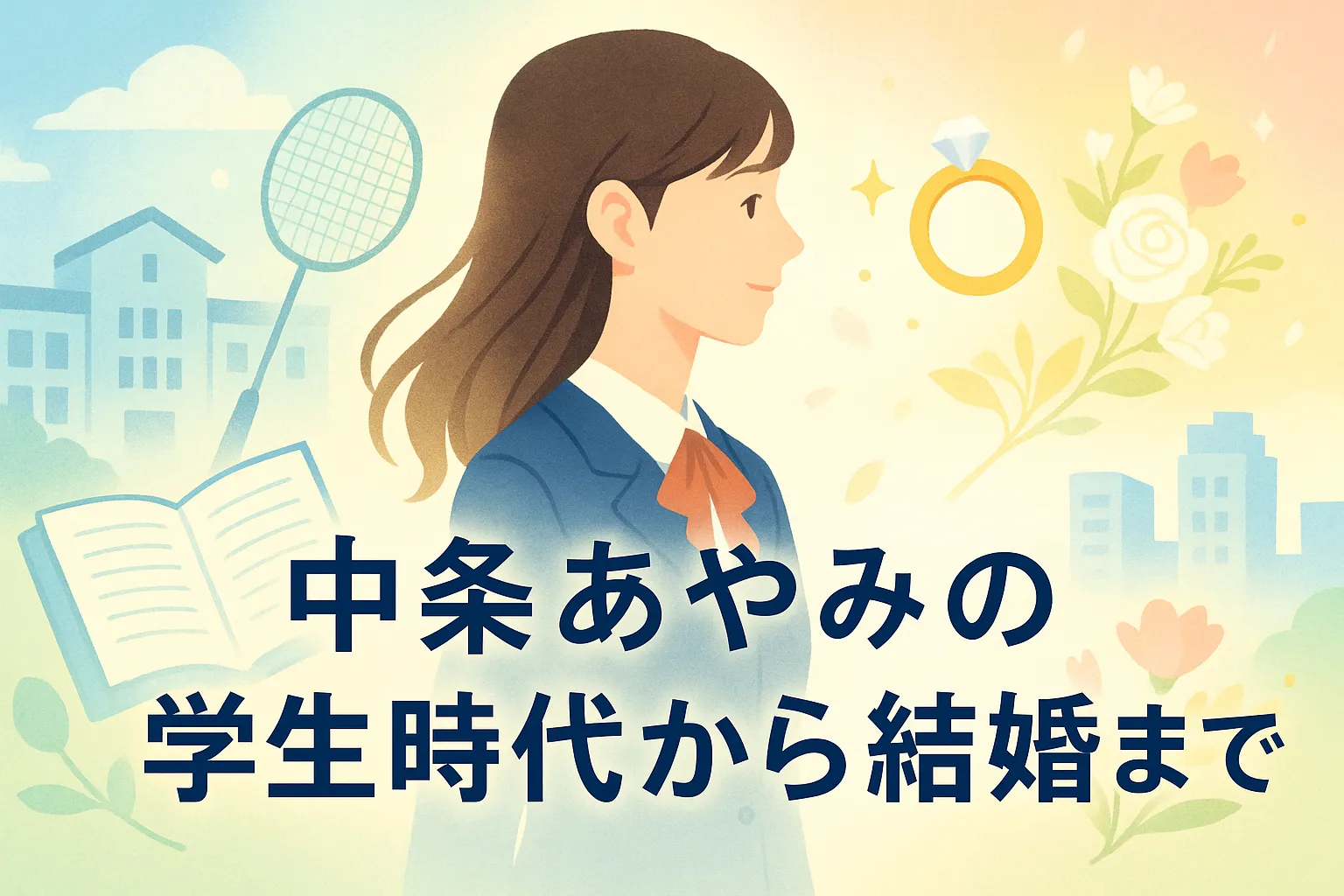 中学生でデビューした中条あやみ、旦那との年齢差は10歳！本名や学歴は？アイキャッチ