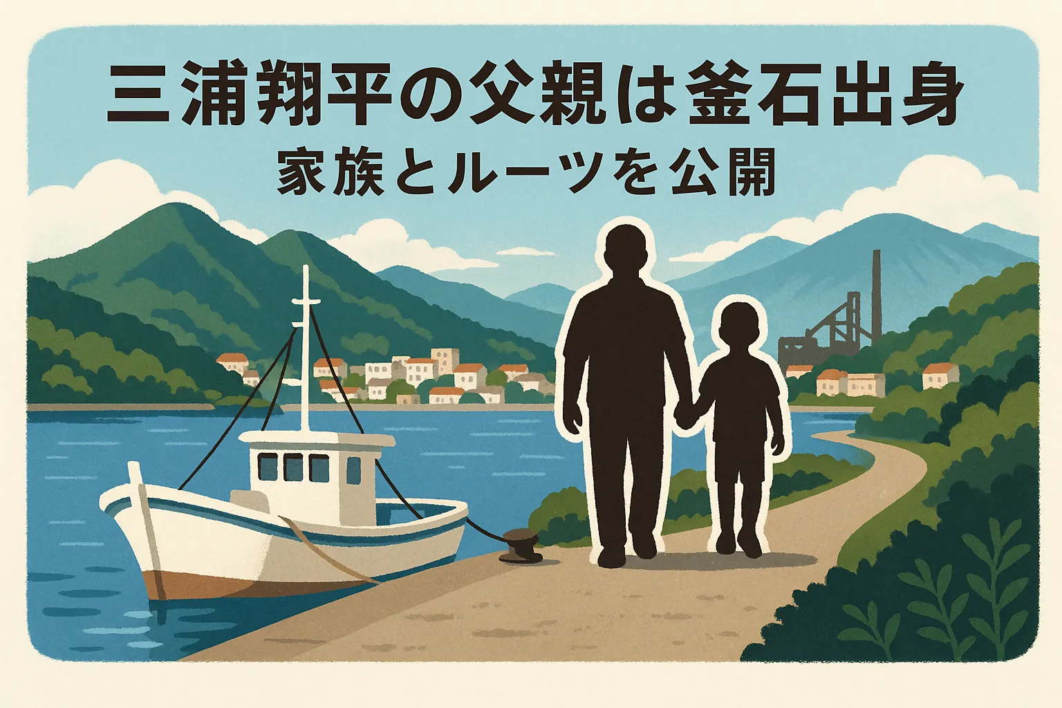 三浦翔平の父親は釜石出身！ルーツと夏休みの思い出を初告白