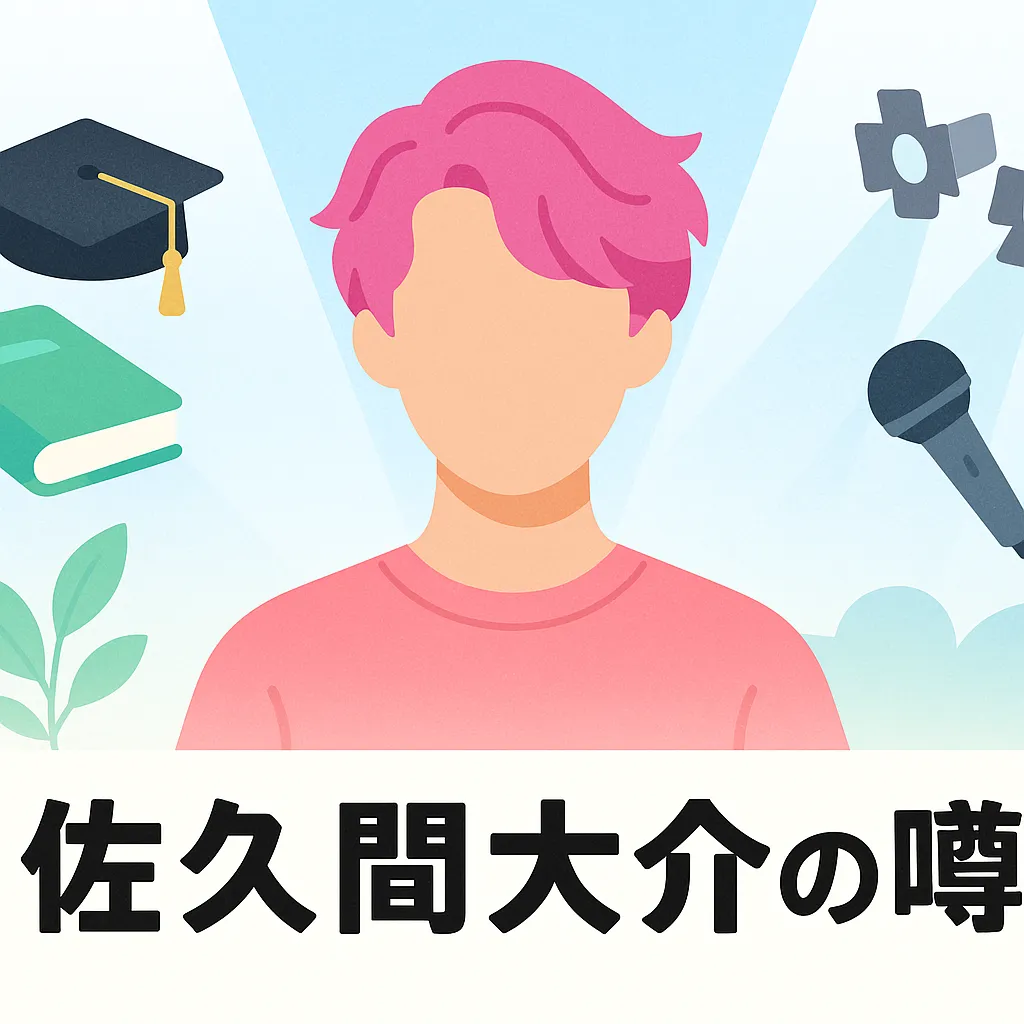佐久間大介は『半分、青い。』に出てた？小関裕太との真相から結婚の噂まで解き明かすアイキャッチ