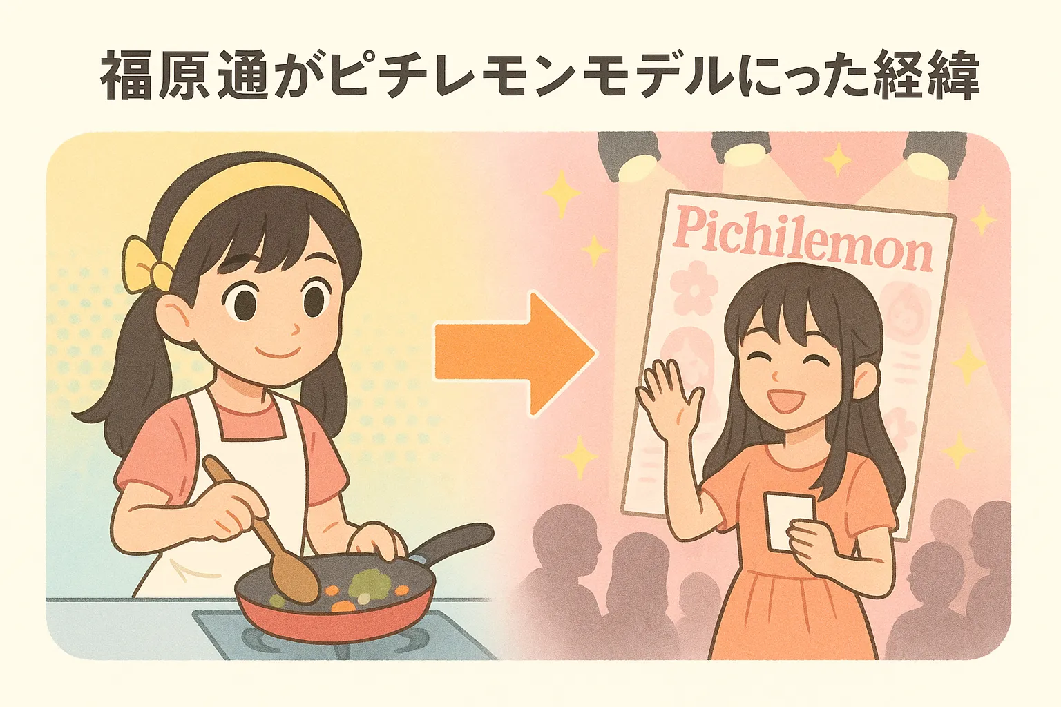 福原遥がピチレモンモデルになった経緯