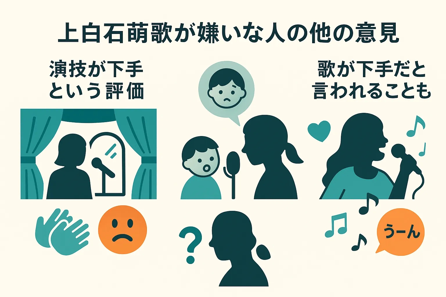 上白石萌歌が嫌いな人の他の意見