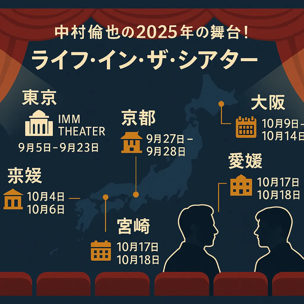 中村倫也の2025年の舞台！公演情報をまるっと紹介
