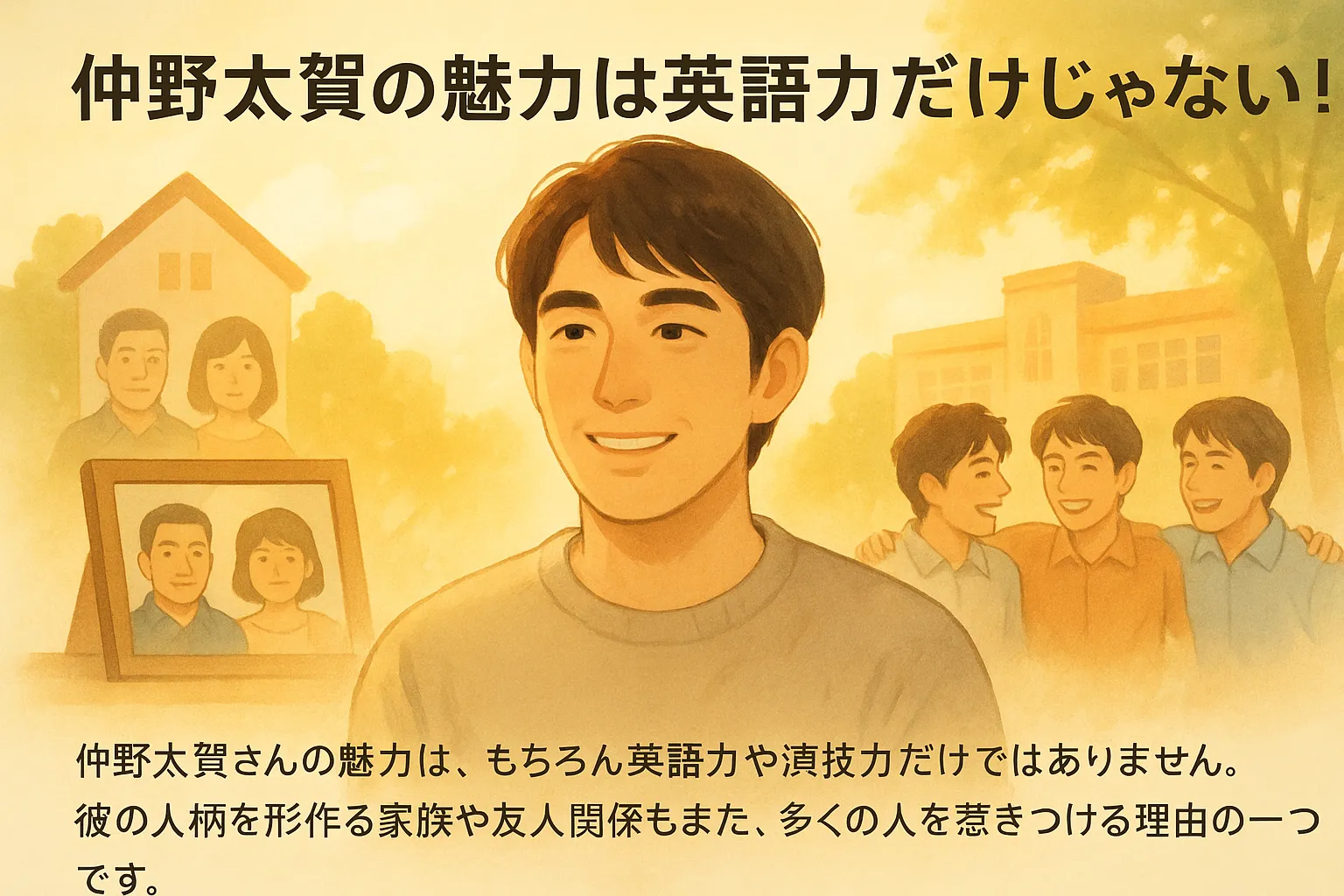 仲野太賀の魅力は英語力だけじゃない！
