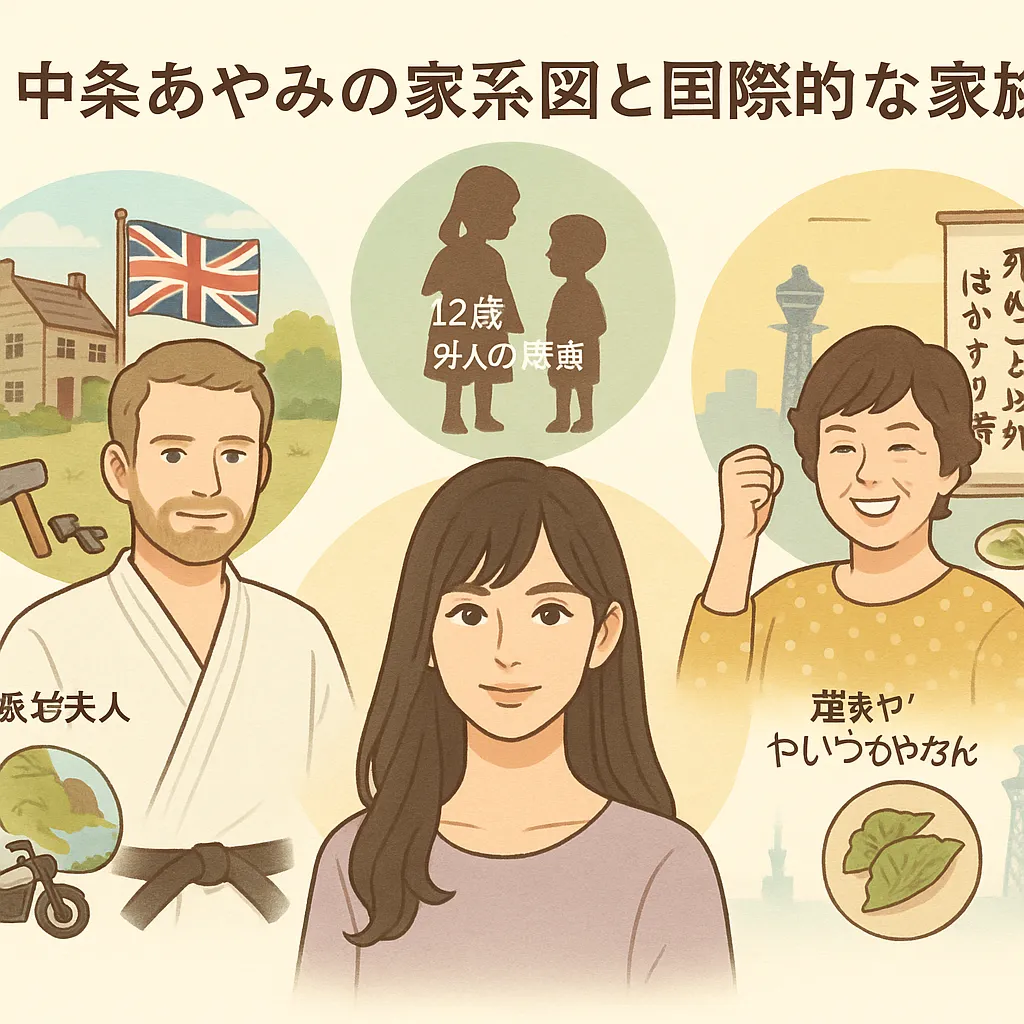 中条あやみの家系図と国際的な家族