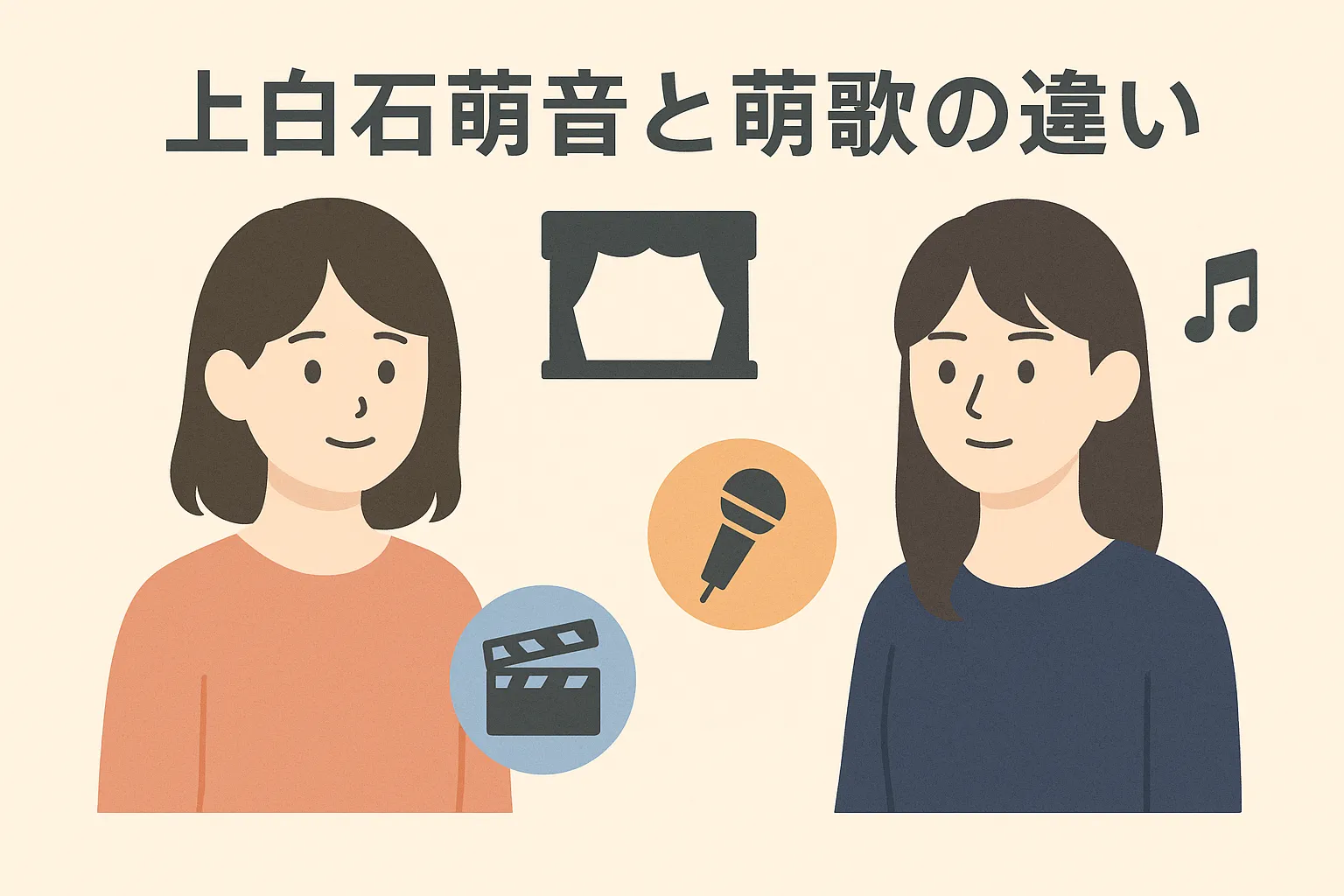 上白石萌音と萌歌の違いは身長？姉はどっち？3つの見分け方でスッキリ解決！アイキャッチ