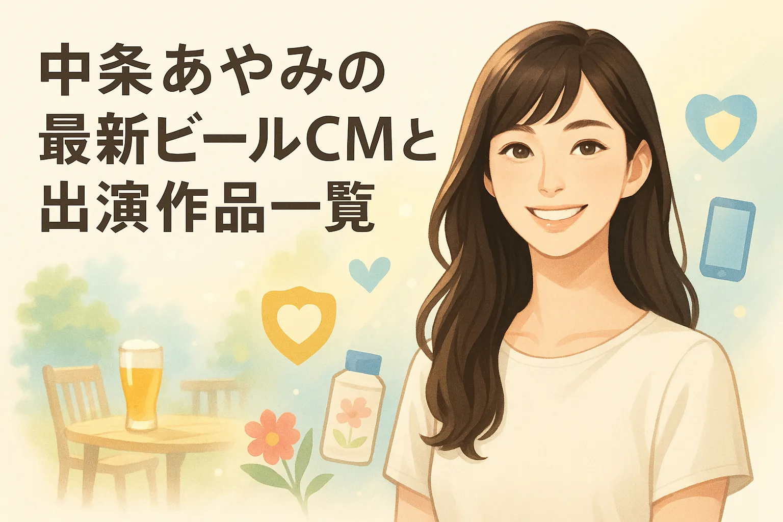 中条あやみのビールCM｜一番搾りの共演者は誰？豪華俳優陣を一挙紹介アイキャッチ