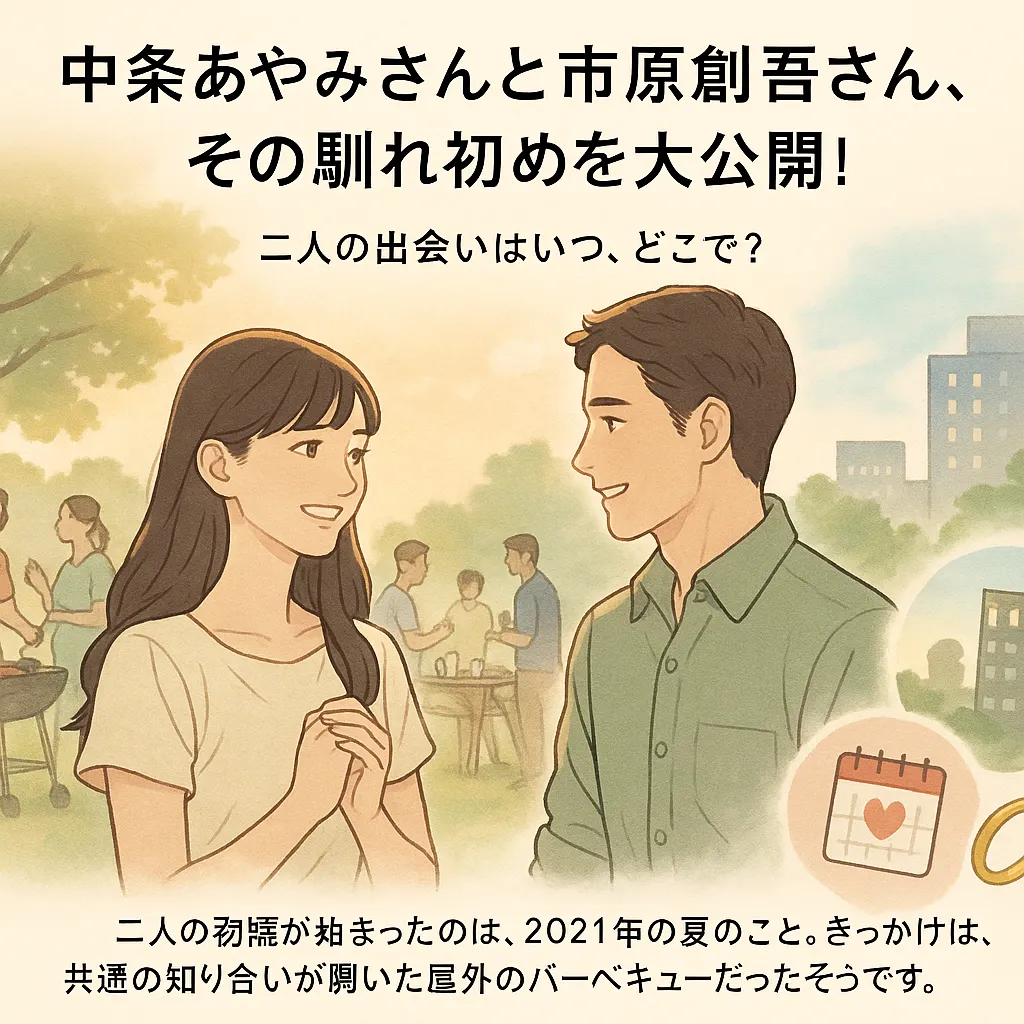 中条あやみさんと市原創吾さん、その馴れ初めを大公開！