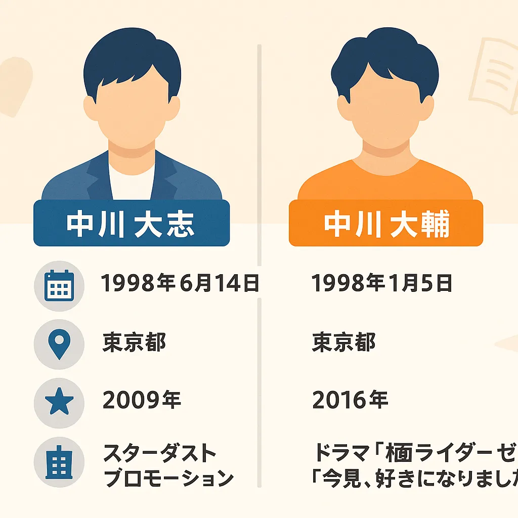 中川大志と『今日好き』の中川大輔くんを比較