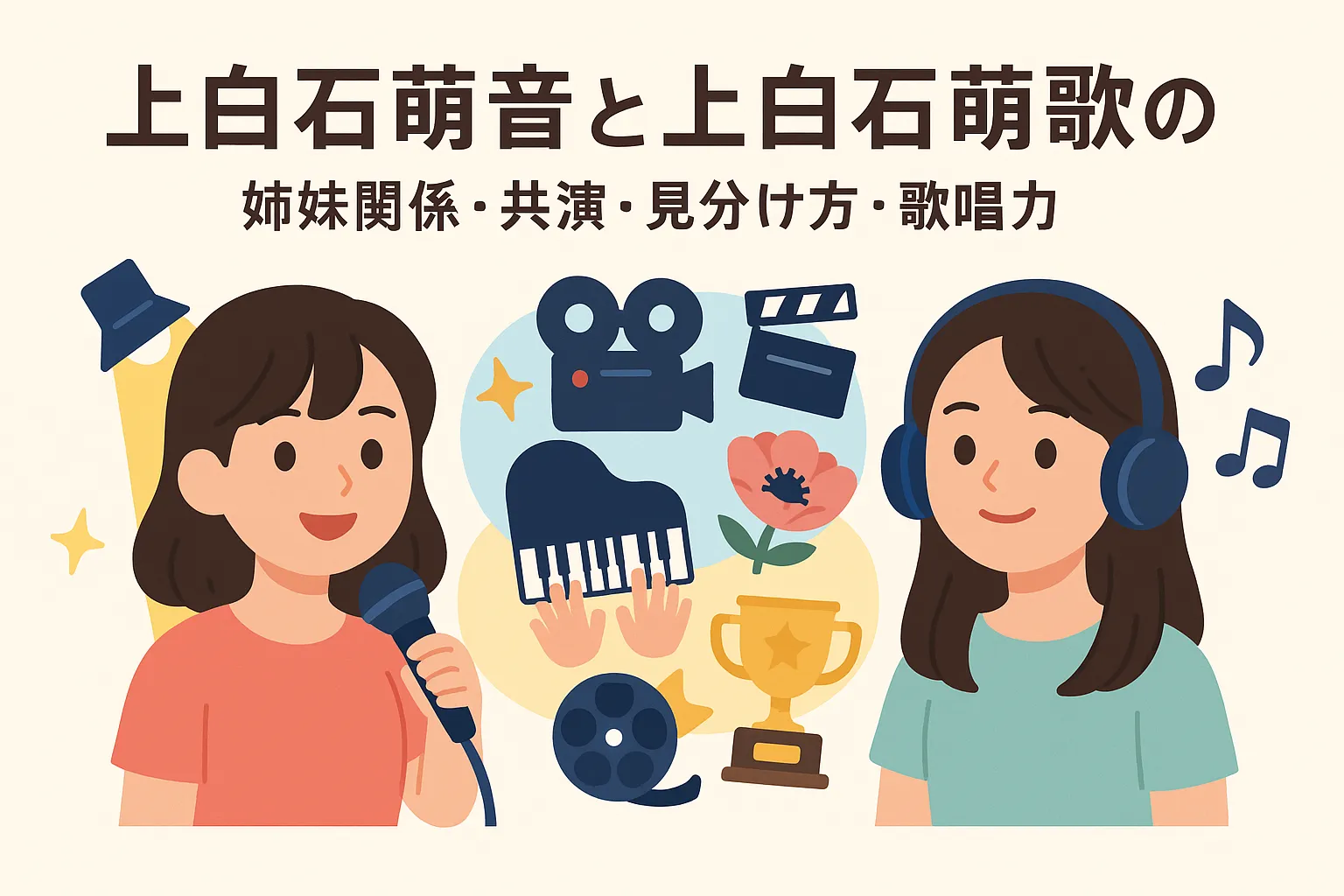 上白石萌音と上白石萌歌の関係は姉妹？身長差や違いでスッキリ見分けるコツアイキャッチ