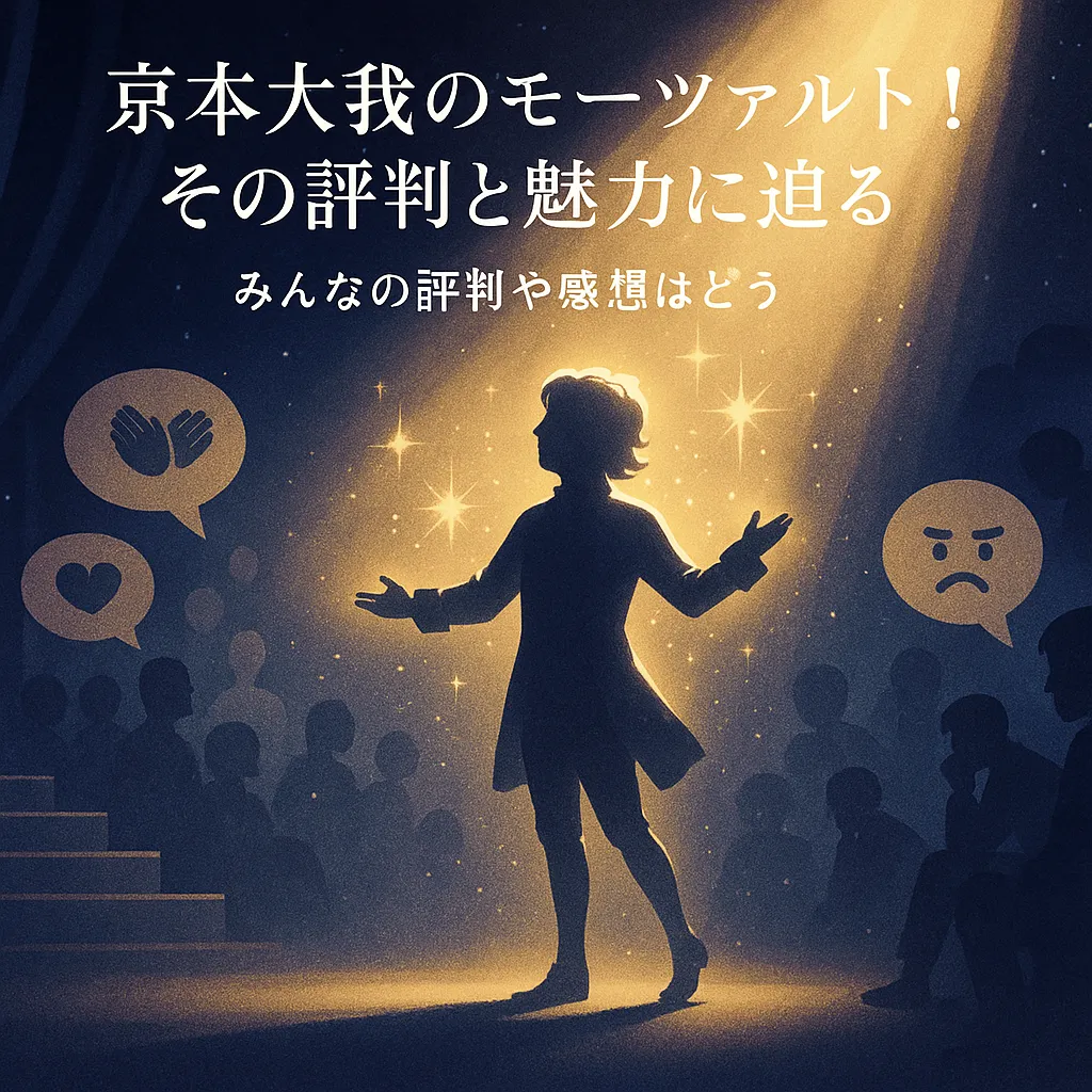 京本大我のモーツァルト！その評判と魅力に迫る