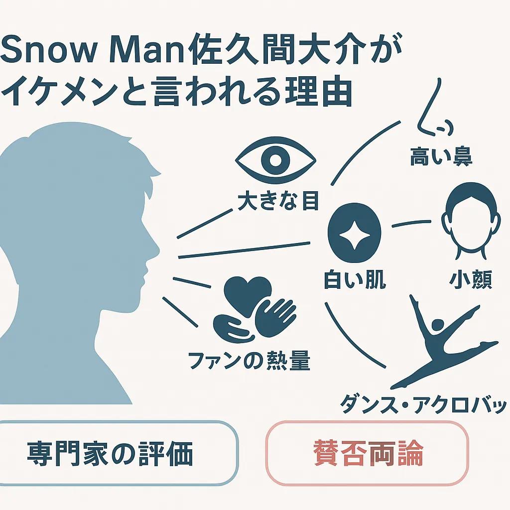 Snow Man佐久間大介がイケメンと言われる理由